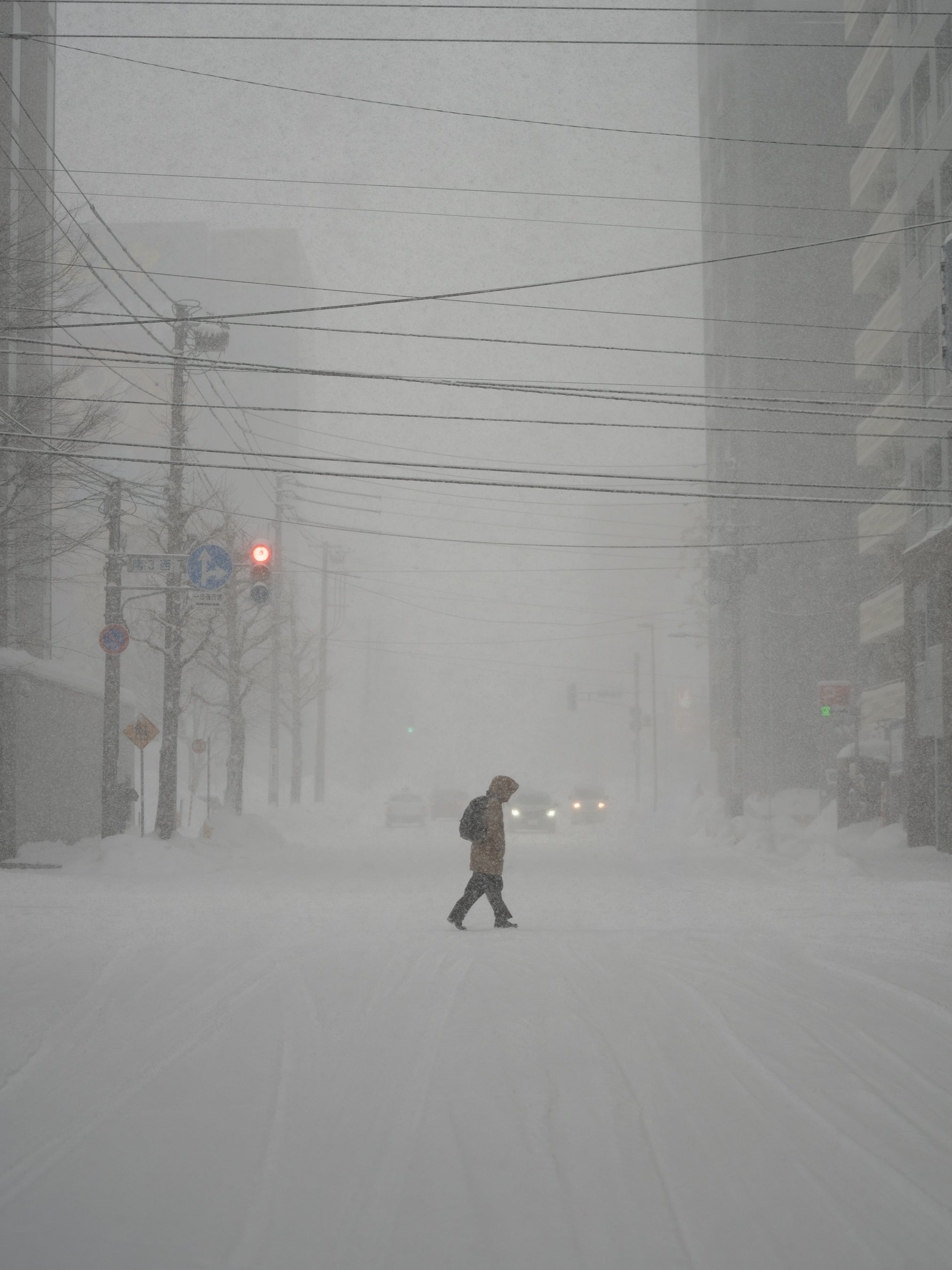 Documentary winter photo — original unedited RAW before Lightroom preset