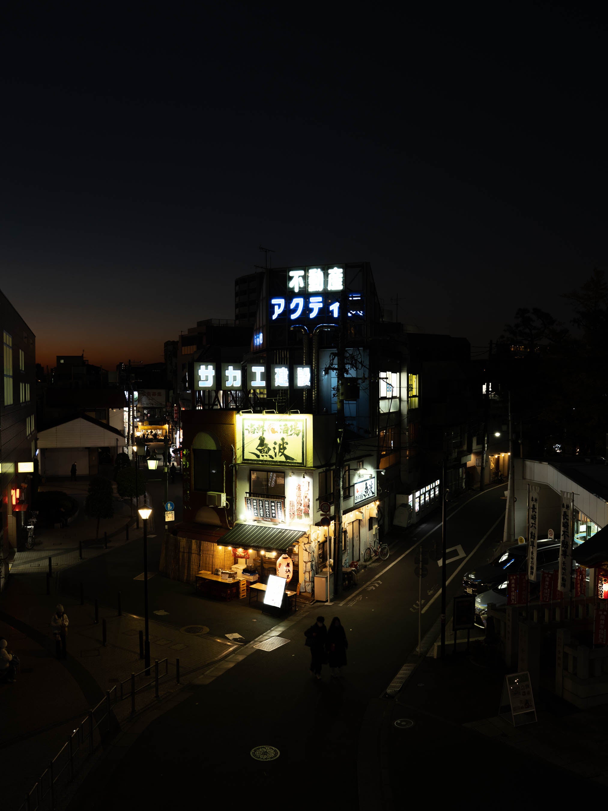 Tokyo night street photography — original unedited RAW before Lightroom preset